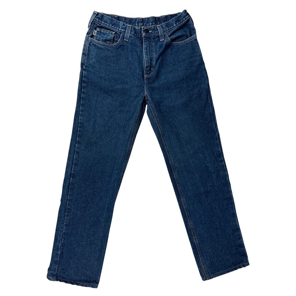 Carhartt FRB004 MDS Flame-Resistant Relaxed Fit Denim Jeans 33x36